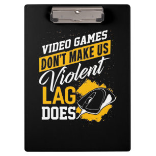 Carpeta De Pinza Los juegos de video no hacen que Gamer Lag lo haga