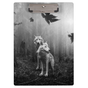 Carpeta De Pinza Los maravillosos lobos blancos y negros nos dejan 