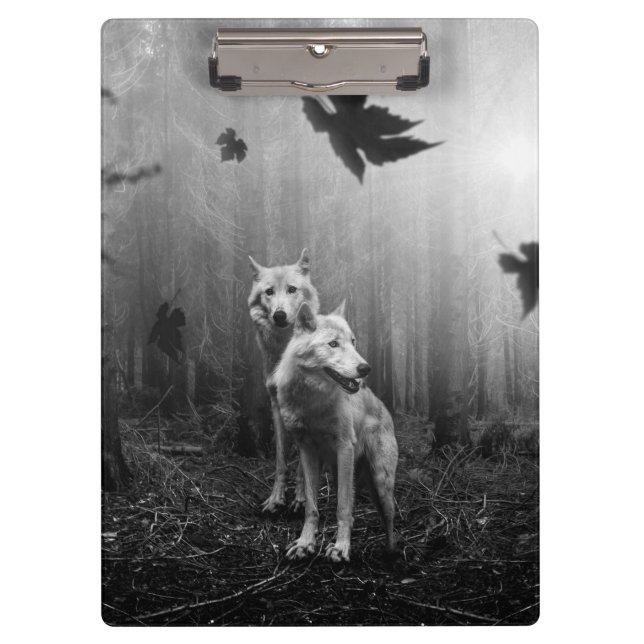 Carpeta De Pinza Los maravillosos lobos blancos y negros nos dejan  (Anverso)