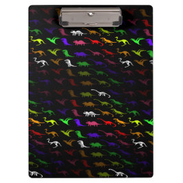 Carpeta De Pinza Los niños fresco arco iris colorido lindo dinosaur