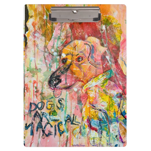 Carpeta De Pinza Los perros son mágicos (Anverso)
