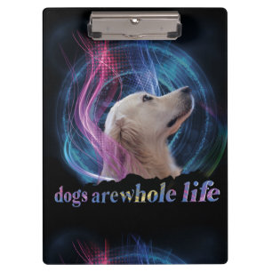 Carpeta De Pinza Los Perros Son Todo Coloridos.