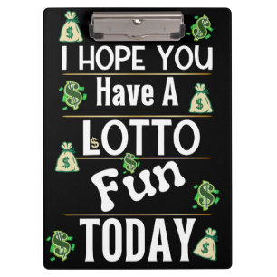 Carpeta De Pinza Lottery Scratch Ticket LOTTO Fun