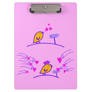 Carpeta De Pinza LOVE ECHO - Comic Birds Tweetlercools 3