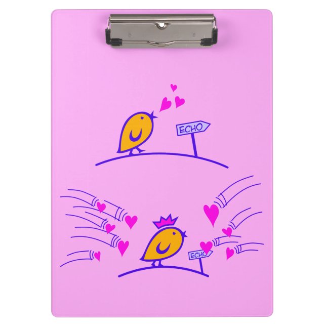Carpeta De Pinza LOVE ECHO - Comic Birds Tweetlercools 3 (Anverso)