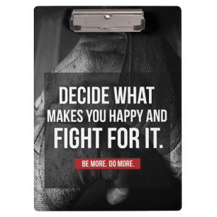 Carpeta De Pinza LUCHA: Motivación del entrenamiento de gimnasio