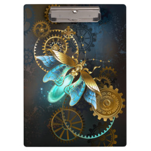 Carpeta De Pinza Luciérnaga de Steampunk