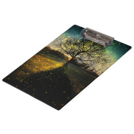 Carpeta De Pinza Luciérnagas mágicas paisaje de ensueño