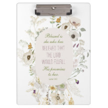 Luke 1:45 Bendita es She Wildflower