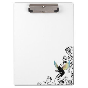 Carpeta De Pinza Luna de gato cósmico y estrellas