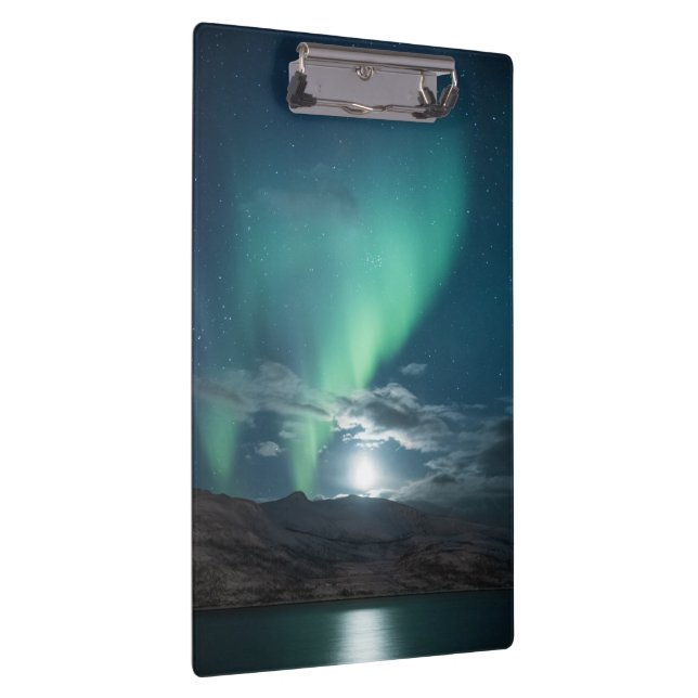 Carpeta De Pinza Luna llena de luces boreales (Derecha)