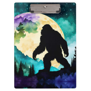 Carpeta De Pinza Luna llena Sasquatch en la montaña II