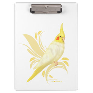 Carpeta De Pinza Lutino Cockatiel