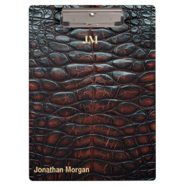 Carpeta De Pinza Luxury Executive Monogram Premium Leather