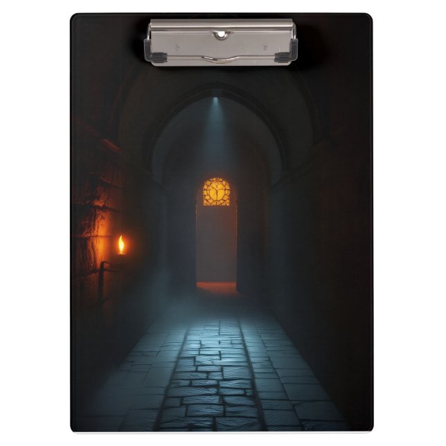 Carpeta De Pinza Luxury Gothic Castle Halloween Clipboard (Anverso)