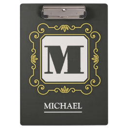 Carpeta De Pinza Luxury minimal Modern monogram