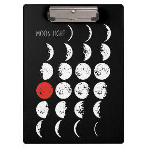 Carpeta De Pinza LUZ DE LUNA blanca y roja + tus ideas
