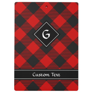 Carpeta De Pinza MacGregor Rob Roy Tartan Clipboard
