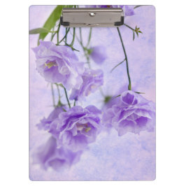 Carpeta De Pinza Macro morada de Campanella flor