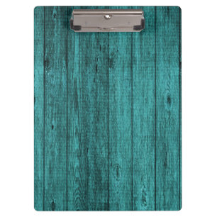 Carpeta De Pinza madera azul