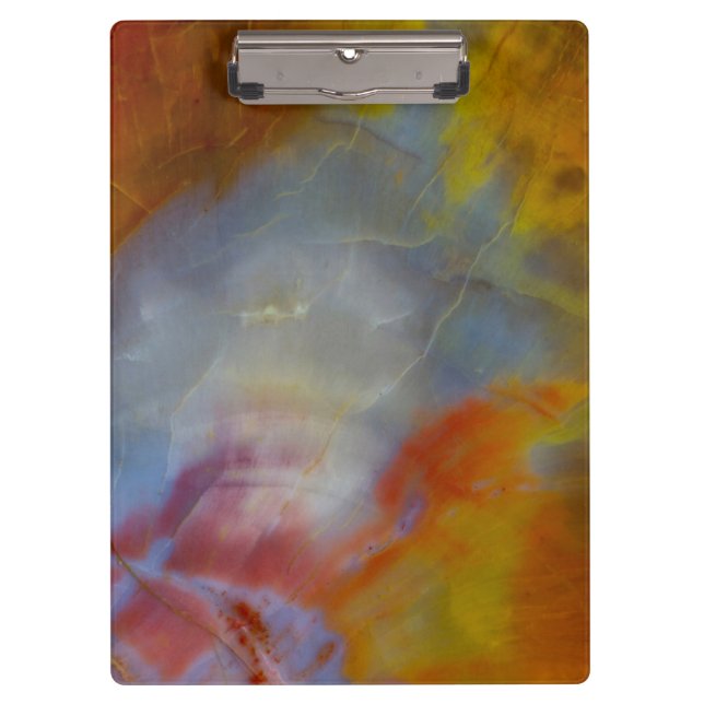 Carpeta De Pinza Madera petrificada abstracta primer plano (Anverso)