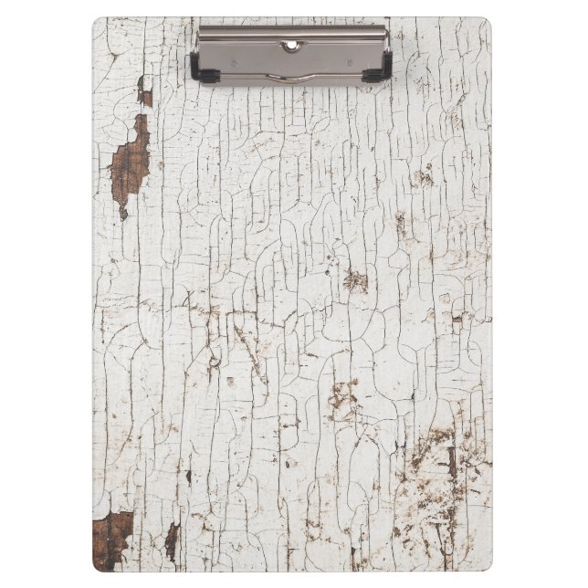 Carpeta De Pinza Madera pintada de blanco vintage (Anverso)