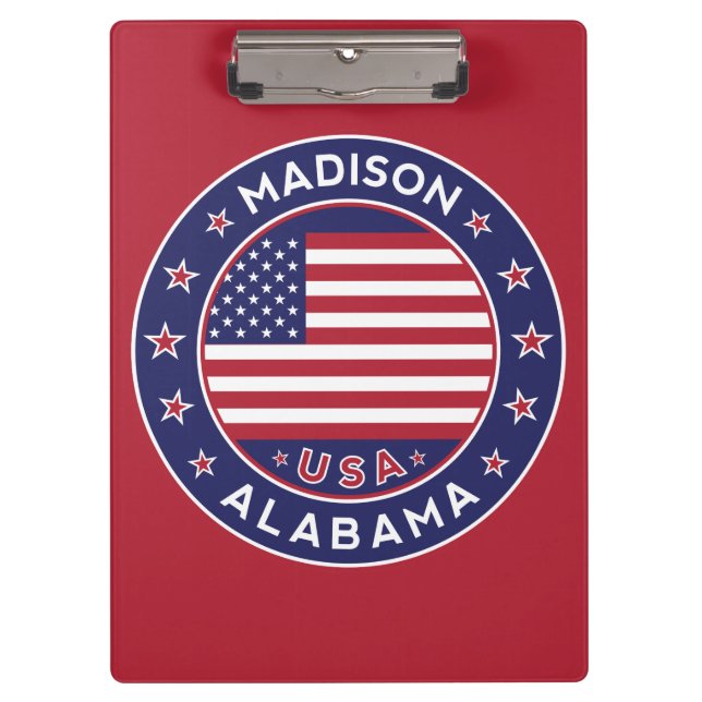 Carpeta De Pinza Madison, Alabama (Anverso)
