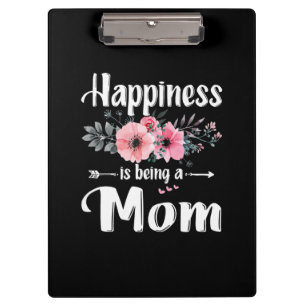 Carpeta De Pinza Madre Arte La Felicidad Es Ser Una Mamá Cumpleañ