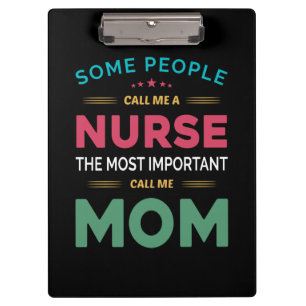 Carpeta De Pinza Madre Regalo, algunas personas me llaman madre enf