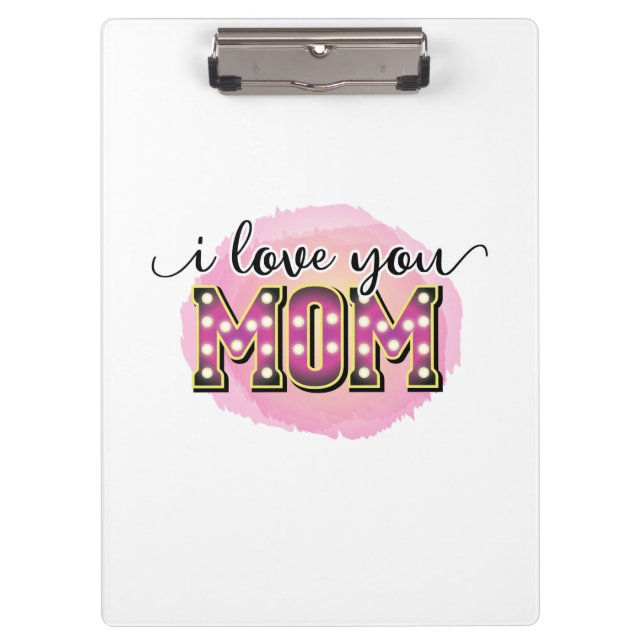 Carpeta De Pinza Madre Regalo te amo a mamá (Anverso)