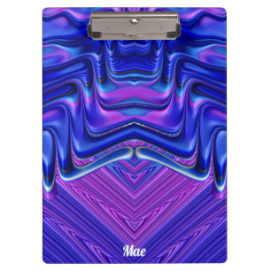 Carpeta De Pinza ¡MAE ~ 3D! ~ Blanco rosa y azul original ~