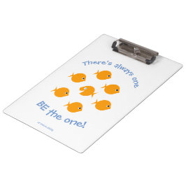 Carpeta De Pinza Maestra Cute Inspirador Saying Goldfish
