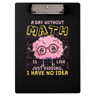 Carpeta De Pinza Maestro de Matemáticas Un Día Sin Matemáticas