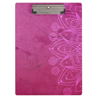 Carpeta De Pinza Magenta Mandala Zen Espíritu de mente corporal rús