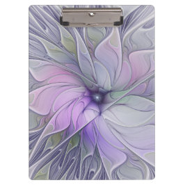 Carpeta De Pinza Magnífica Belleza Moderna Resumen Flor de Arte Fra