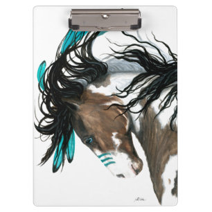 Carpeta De Pinza Majestic Pinto Horse de Bihrle