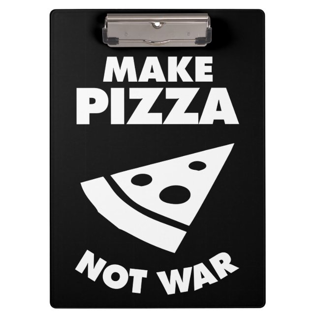 Carpeta De Pinza Make Pizza Not War (Anverso)