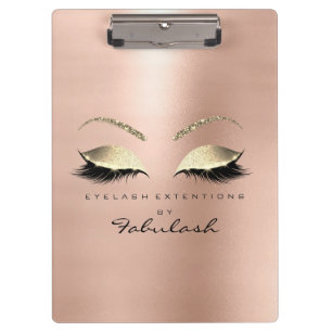 Carpeta De Pinza Makeup Beauty Studio Encender Rosa Gold Luxury