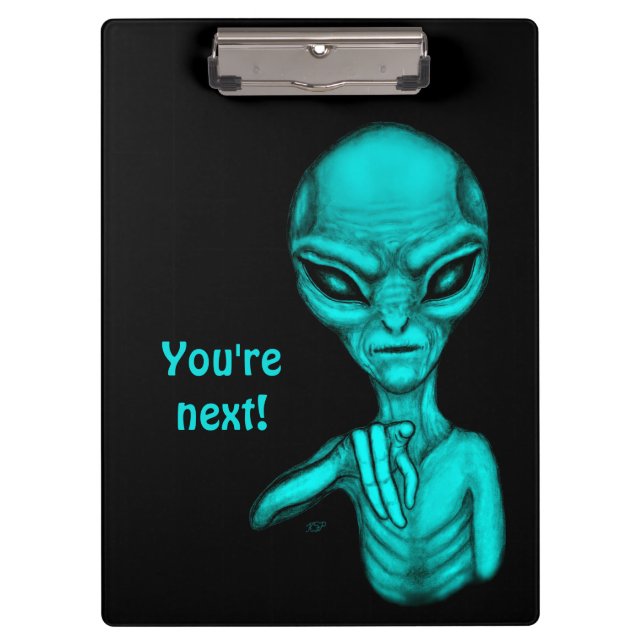 Carpeta De Pinza ¡Mala Alien, eres la siguiente! (Anverso)