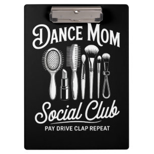 Carpeta De Pinza Mamá del club social de mamá de baile