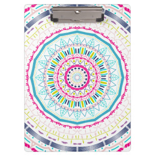 Carpeta De Pinza mandala colorido