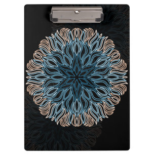 Carpeta De Pinza Mandalá de Arena y Mar