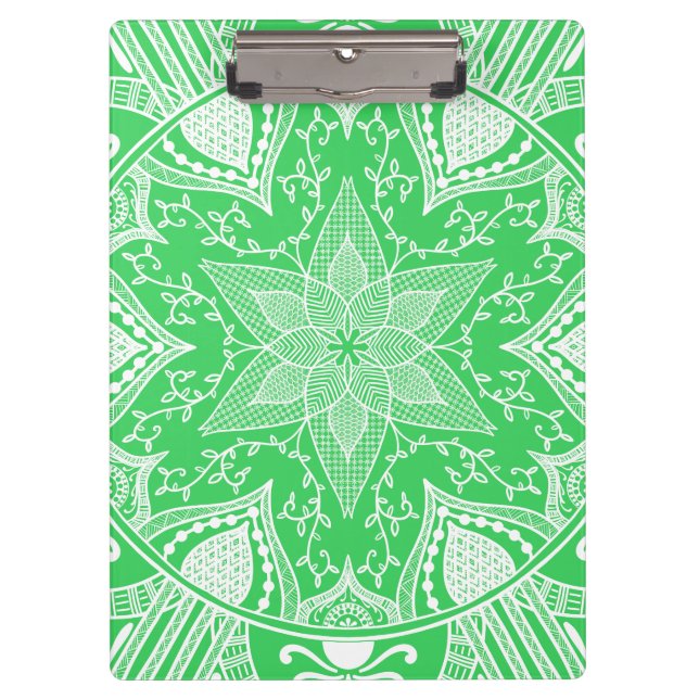 Carpeta De Pinza Mandala de primavera (Anverso)