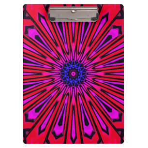 Carpeta De Pinza Mandalá floral botánico