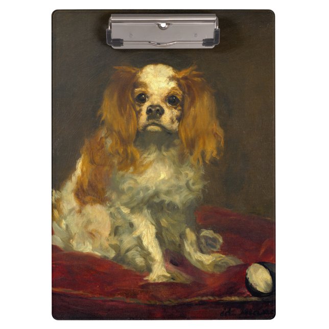 Carpeta De Pinza Manet A King Charles Spaniel (Anverso)