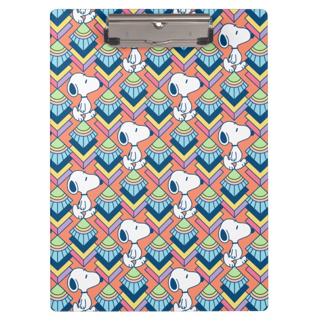 Carpeta De Pinza Maní | Patrón de sueños Snoopy Deco (Anverso)