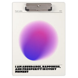 Carpeta De Pinza manifestación de afirmaciones diarias