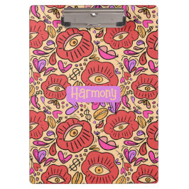 Carpeta De Pinza Manifiesto de doodle ocular