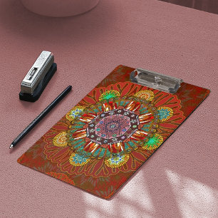 Carpeta De Pinza Manipur floral de filtro