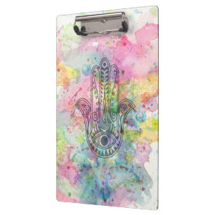 Carpeta De Pinza Mano de HAMSA del símbolo de Fátima